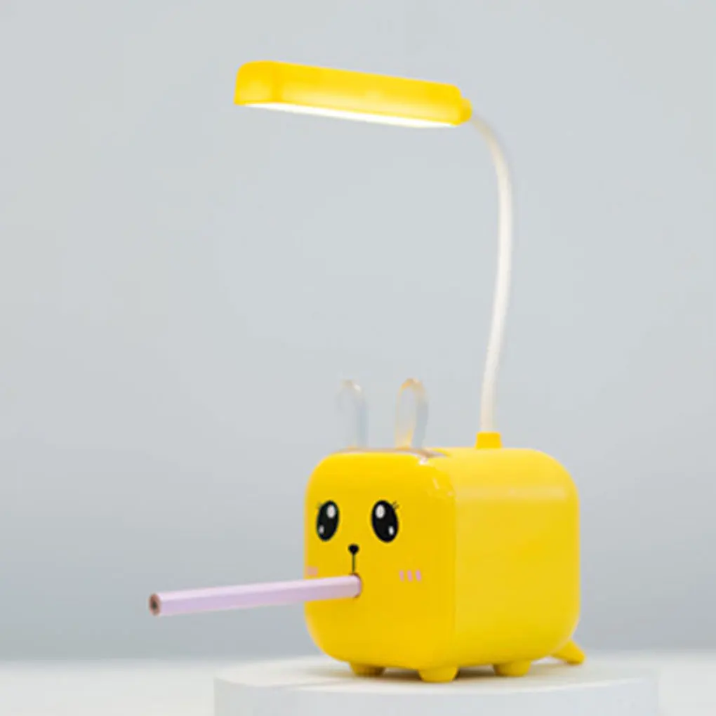 Versatile Table Lamp With Pencil Sharpener And Phone Holder Multi Directional Adjustable Lamp Head