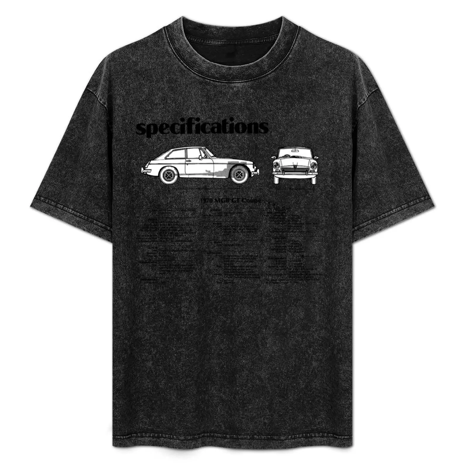 

MG MGB GT T-Shirt summer top customizeds Short sleeve tee men