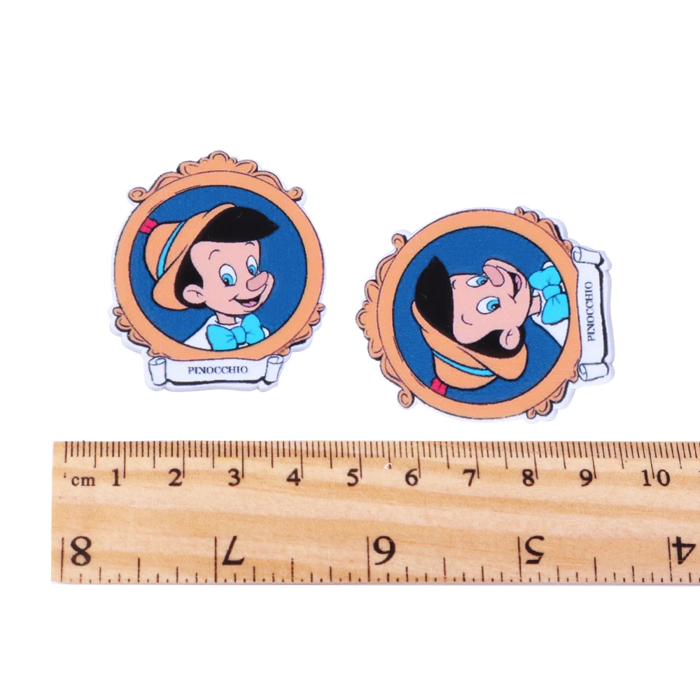 Disney wreck it ralph 5 pçs/lote planar resina flatback artesanato suprimentos cabochão scrapbook diy arco de cabelo saco material acrílico