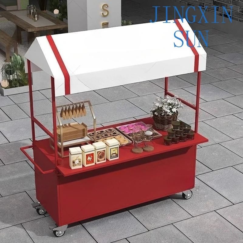 Wide trolley Shopping mall Night market Market promotion trolley