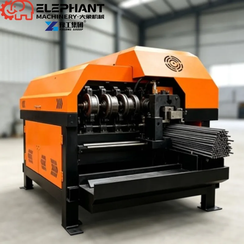 CNC Hydraulic Wire Rod Straightening And Cutting Machine, High Precision Automatic Steel Wire Processing Machine