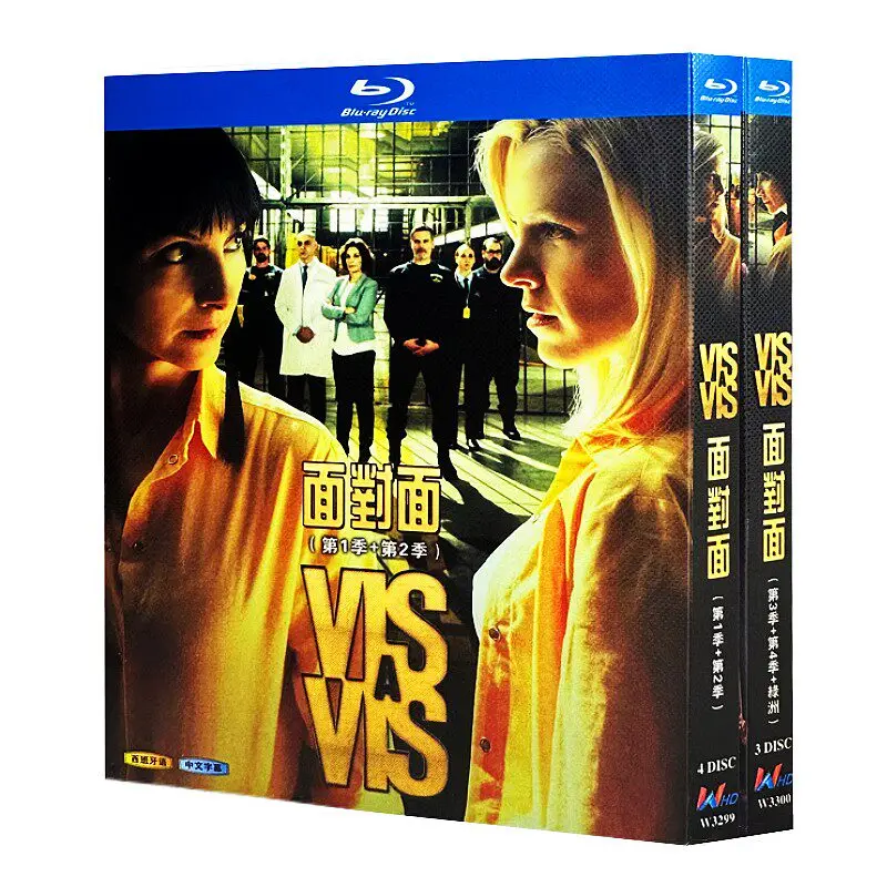 

Blu-ray Ultra HD Spanish Drama Face to Face Seasons 1-4 plus Oasis BD Discs Box Set
