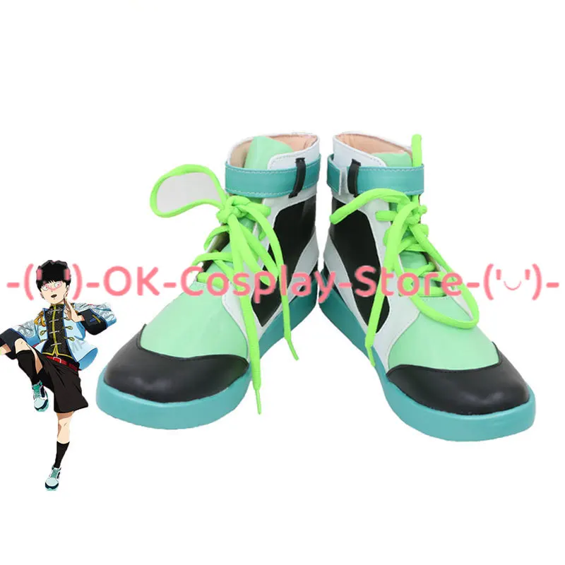 

Kageyama Shigeo Cosplay Shoes Anime Cosplay Prop Halloween Carnival Boots PU Leather Shoes Custom Made