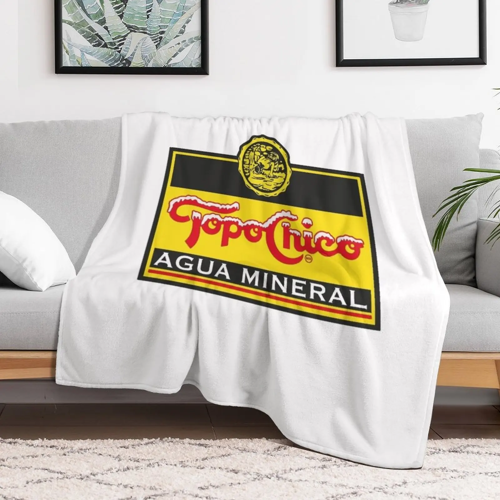 

Topo Chico Topo Throw Blanket Plaid For Baby Warm Travel Blankets