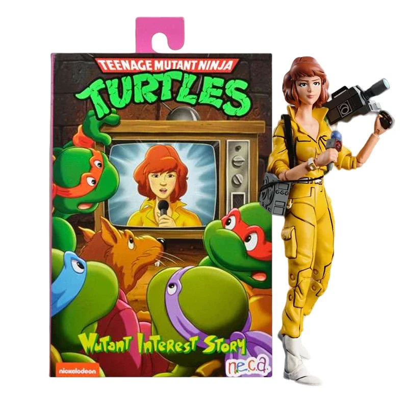 Teenage Mutant Ninja Turtles April O'Neil Female journalist Action Figure Movies Anime Kids For Toy Doll Gift