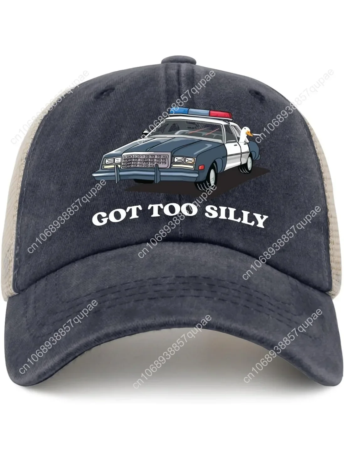 

Funny Goose Hat Silly Goose On The Loose Trucker Hat Women Vintage Mesh Cap for Summer