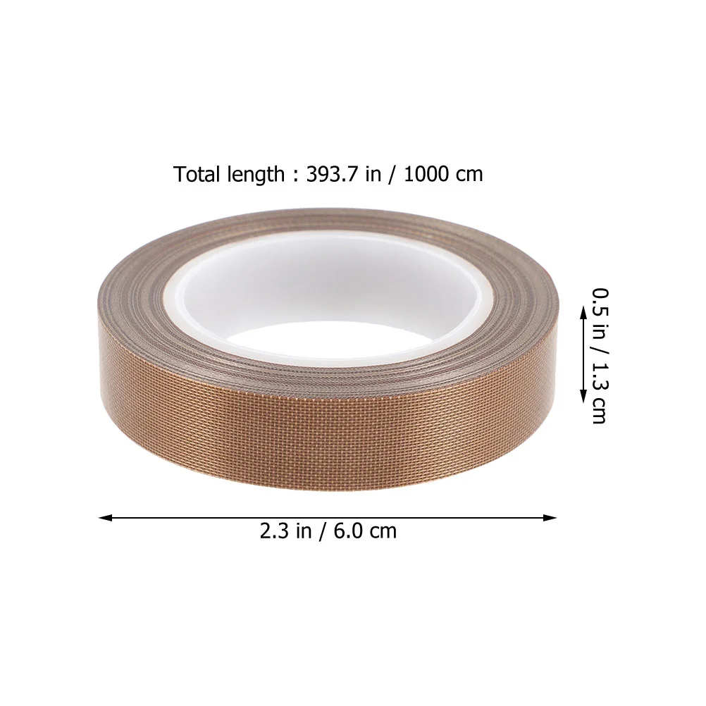 Graad Hoge Temperatuur Weerstand Lijm 10m Tape Doek Warmte-isolatie Afdichtingstape Vacuüm Sealer Machine Tape