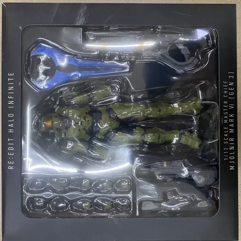 Halo Infinity Master Chief Mjolnir Mk Vi 1/12, figura de acción de 18cm, escala 17,5, 6 pulgadas, Re:edit Gen.3 117 Ko\'s 1000, modelo de muñeca de