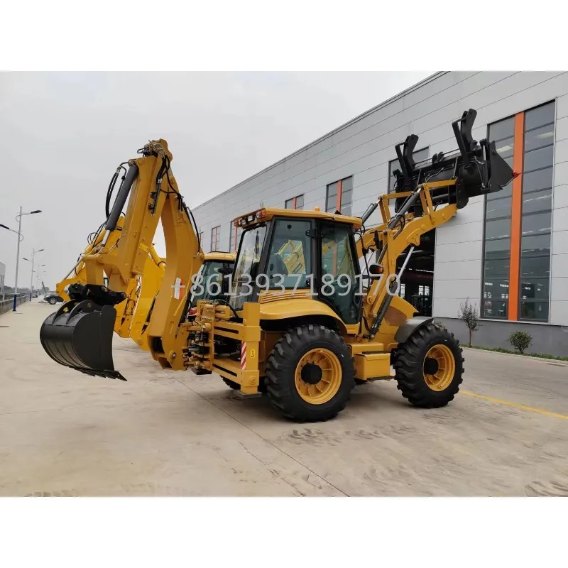 Professional Compact Tractor Loader and Backhoe with CE Certificate