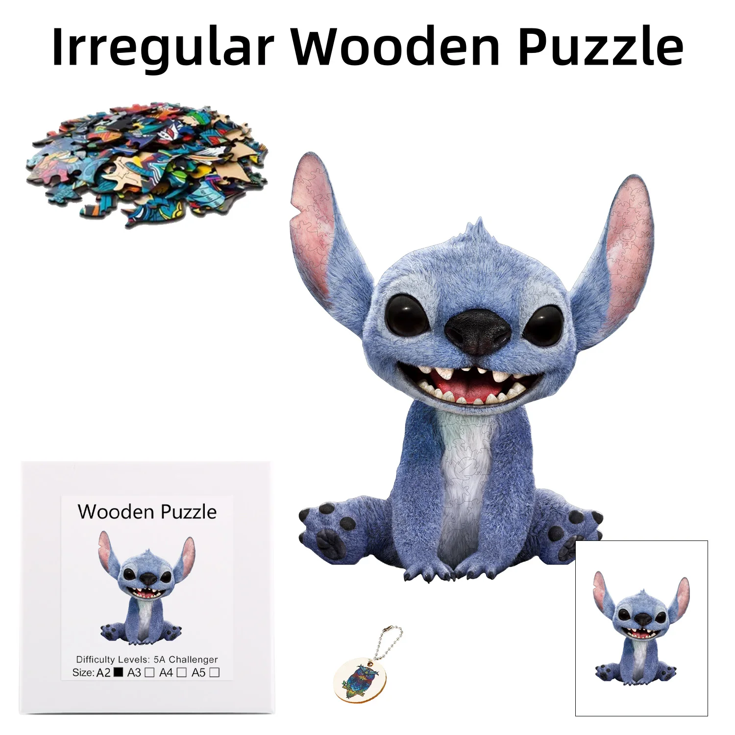 

Disney Alien Stinger With Grinning Teeth jigsaw Wooden Puzzle Is The Best Christmas Gift For Children Family And Friends