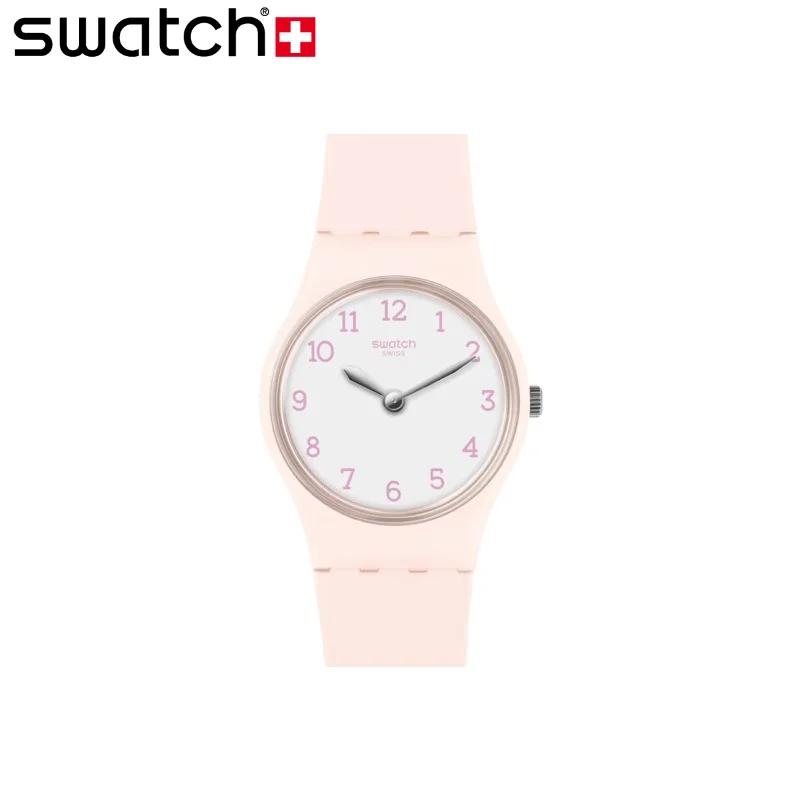 Swatch Swiss Watch Pink Female Small Dial Quartz Watch Birthday Gift LP150