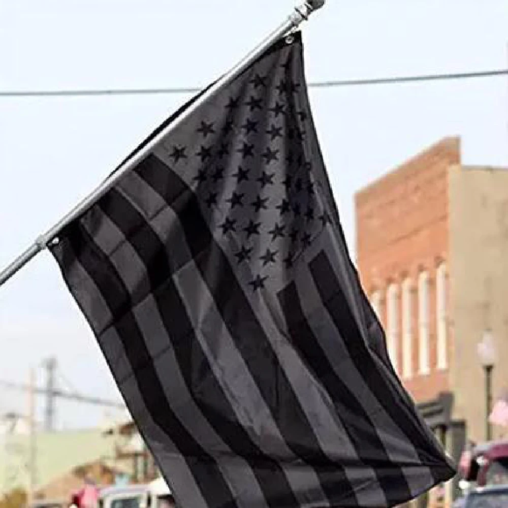 90X150 CM All Black American Flag US For Decoration
