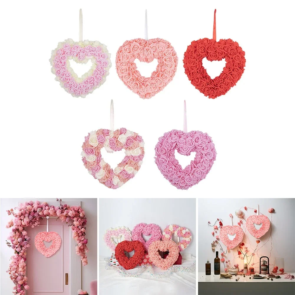 

Valentine's Day Love Garland Wedding/Party Scene Decoration Home/Garden/Festival Wreath Ornaments Door Hanging Pendant