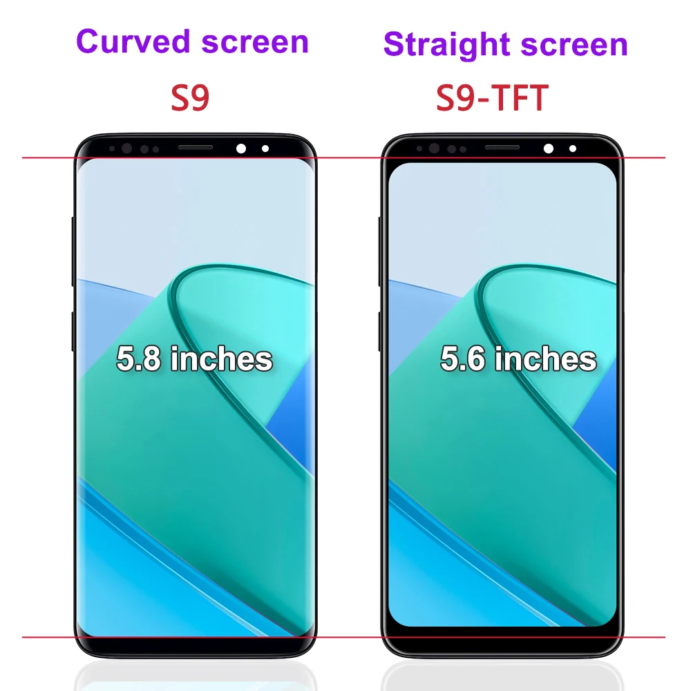 S9 5.8\'\'For Samsung For G960F G960 G960U G960W G960N G960X LCD Display Touch Screen Digitizer Assembly Replacement