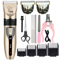 Dog Clipper Pet/Cat/Rabbit Hair Clippers Grooming Haircut Professional Trimmer Shaver Set Pets Cordless Rechargeable Promotions