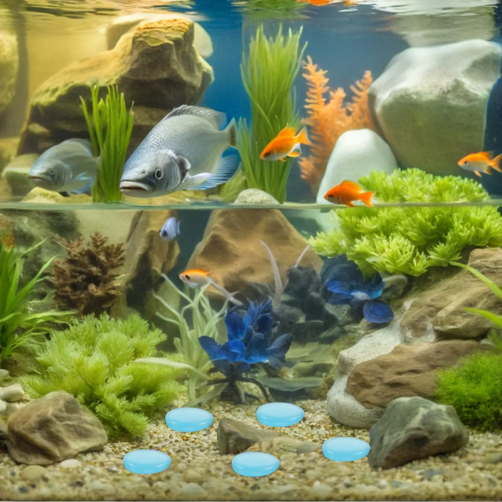 300Pcs Night Glow Stones Luminous Resin Pebbles for Aquarium Garden Pathway Outdoor Decoration Glow in Dark Rocks