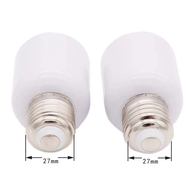 E27 to G24 Lamp Holder Converter Led Light Head Base E26 LED Saving Light Halogen Screw Bulb Socket Adapter White