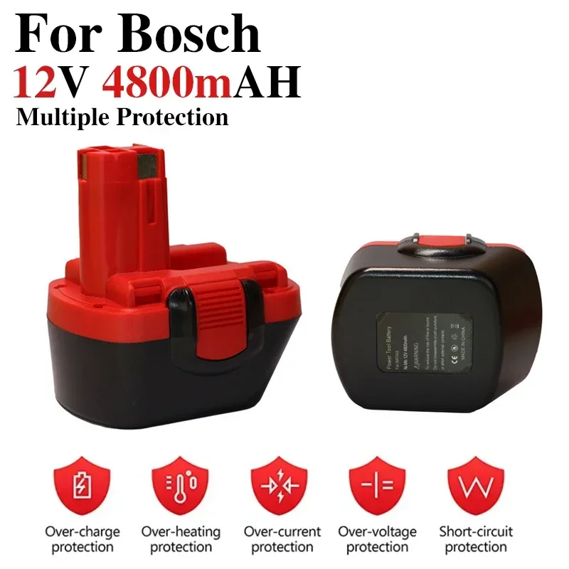 Для Bosch 12 В 4,8 Ач Ni-MH аккумуляторная батарея для электроинструмента BAT043 D70745 PSR12 GSB12 GSR12 BAT038 BAT045 BAT040