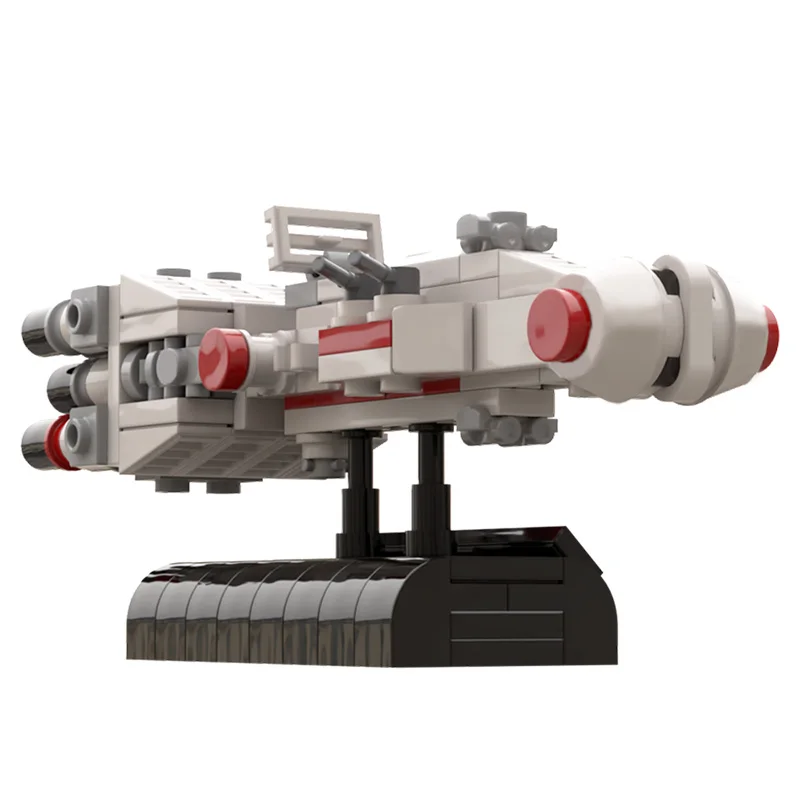 MOC Galaxy War Exploration Raumschiff-Bausteinset Mikro-Modell Tantive IV Raumschiff-Modell DIY Kinderspielzeug Geburtstagsgeschenke – Detail 4