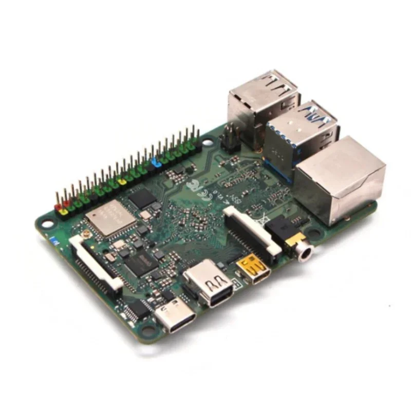 ROCK PI 4C Rockchip RK3399 4GB LPDDR4 Mali T860MP4 SBC Single Board Computer Compatible with Official Raspberry Pi Display AI