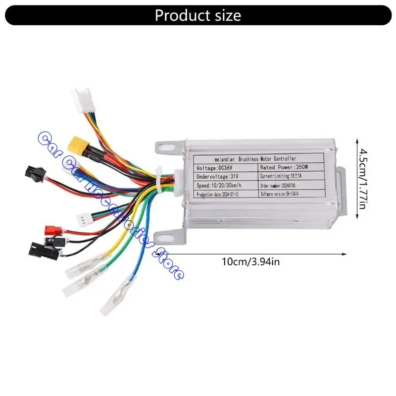 مجموعة تحكم شاملة 242D بقدرة 36 فولت 350 وات مناسبة للدراجات البخارية تضمن قيادة سلسة وآمنة أثناء الليل في المدينة والحرم #6