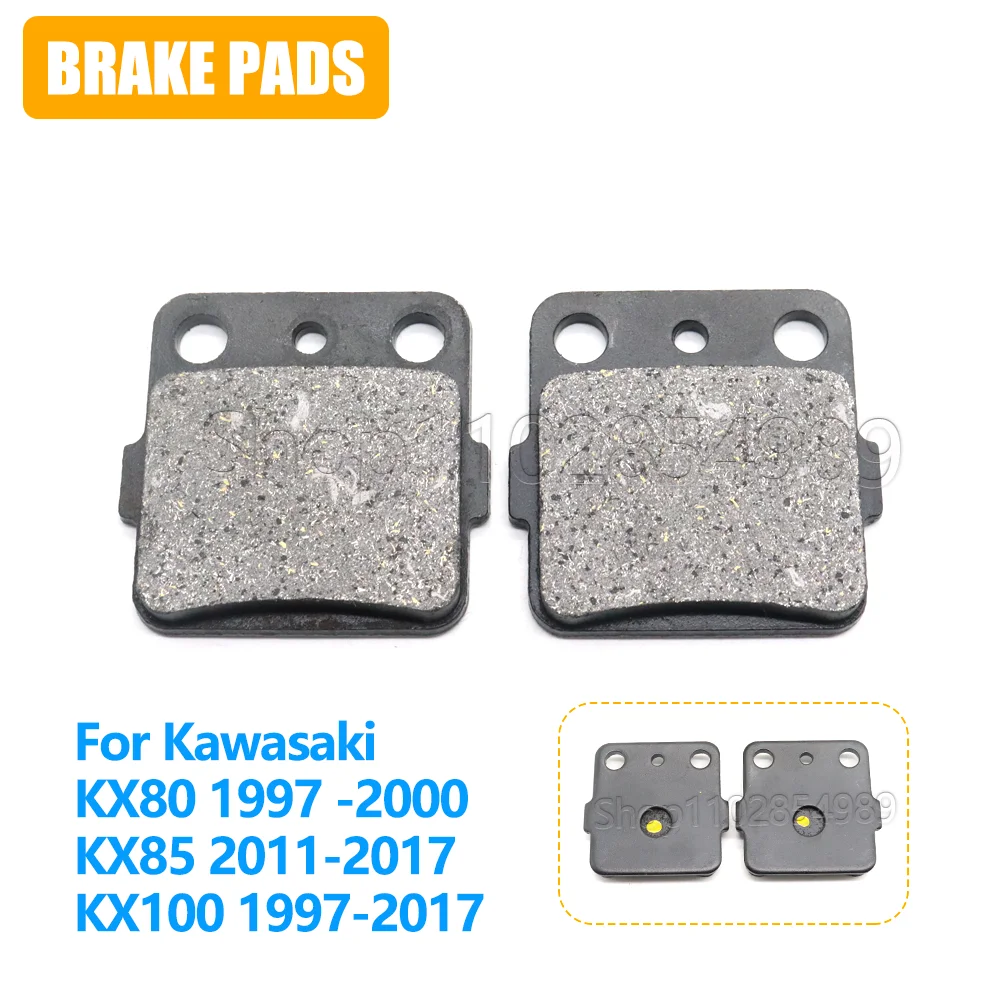 For Kawasaki KX100 KX85 KX80 1997 1998-2017 Motorcycle Accessories R 1200 GS RT Rear Brake Pads 1999 1999 2000 2001 2002 2003
