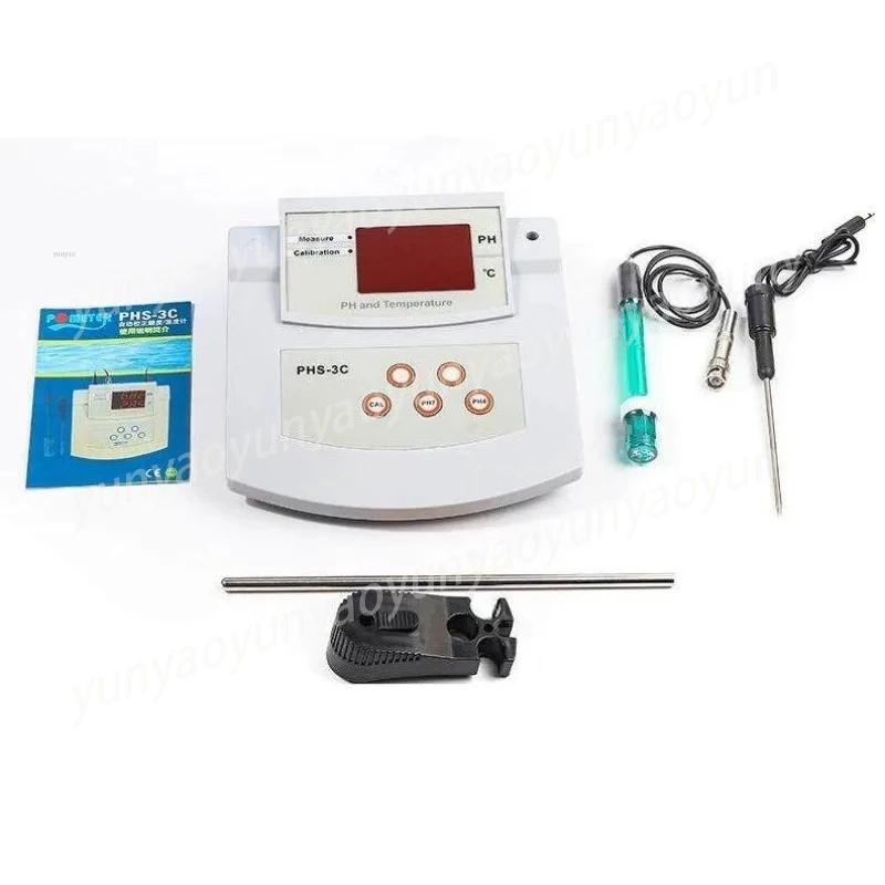 

Настольный автоматический калибровочный измеритель кислотности PHS-3C, цифровой PH-метр/термометр 2-в-1, лабораторный анализатор качества воды