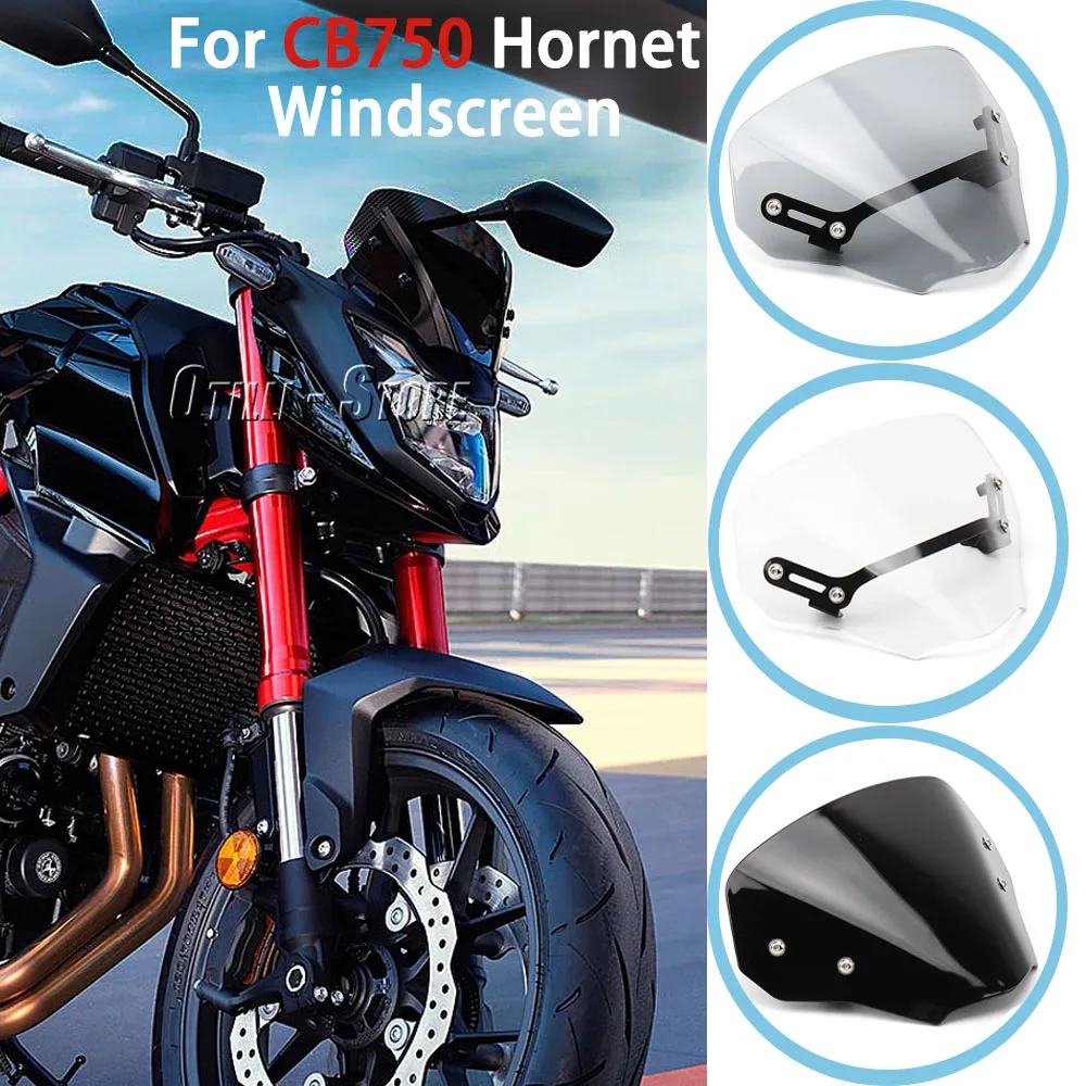 

Аксессуары для мотоциклов, 3 цвета, козырек на лобовое стекло для HONDA CB 750 Hornet cb750 CB750 HORNET 2023