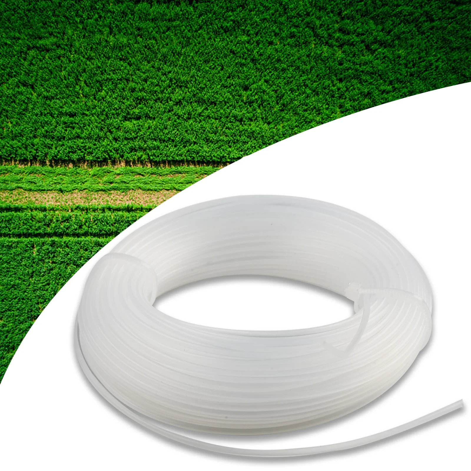 High Quality Nylon White 1 Roll Brand New Cutting Lines Round Garden Grass Practicall Replacement Care Electric
