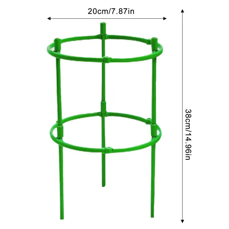 Enrejado de tomate para jardín, jaula de soporte para plantas, Flexible y resistente, con anillo ajustable