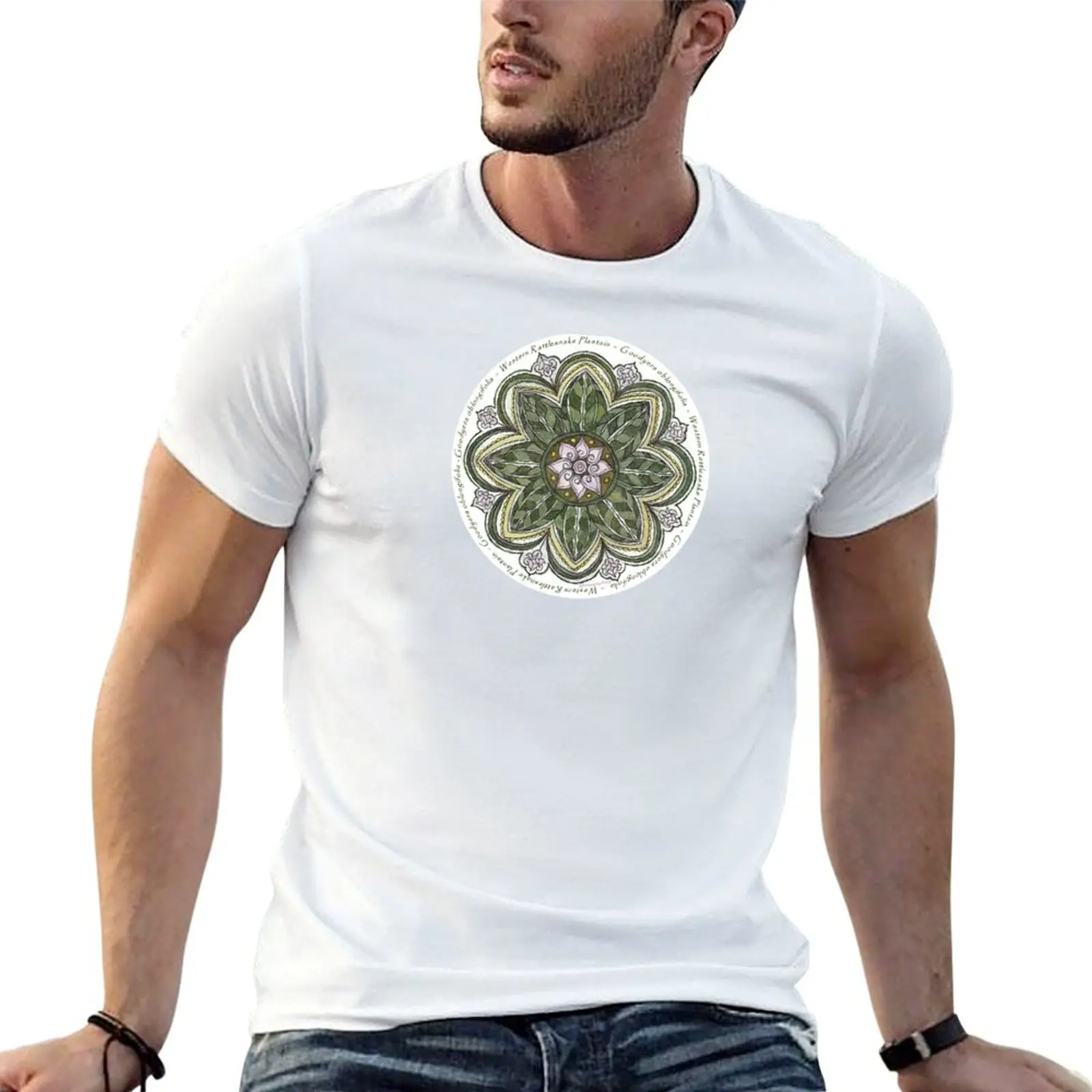 Western Rattlesnake Plantain - Goodyera oblongifolia T-Shirt Breathable Gym Short Sleeve T-Shirt