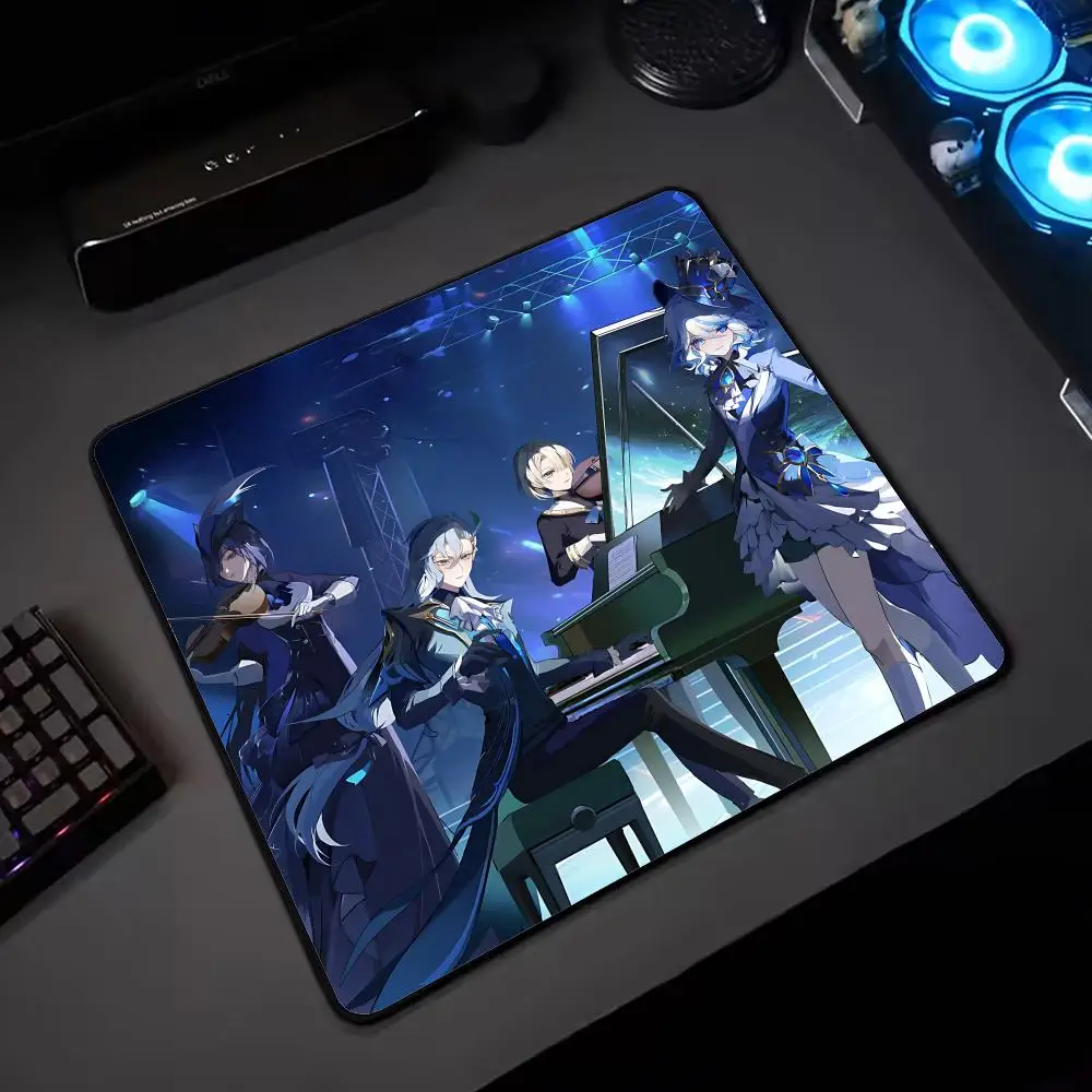 

Neuvillette Genshin Mouse Pad Cartoon rubber Small mouse pad desktop computer office keyboard e-sports Genshin game