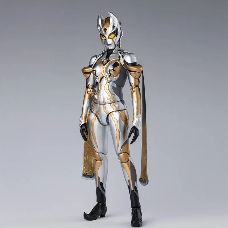 Original Bandai S.H.Figuarts NEW GENERATION TIGA CARMEARA Ultraman SHF Anime Actionfigur Modell Spielzeug Sammlung Ornamente Geschenk