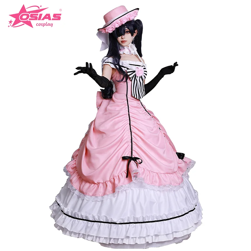 

OSIAS Ciel robin dress Cosplay Costume Set Ciel robin dress wig Ciel robin dress shoes Black Butler