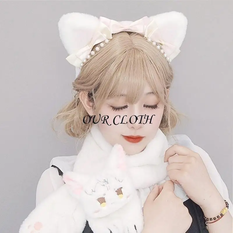 ผ้าพันคอตุ๊กตาผู้หญิงอะนิเมะคอสเพลย์เครื่องแต่งกาย Neckerchief สาววัยรุ่น PARTY Supplies Y1AC