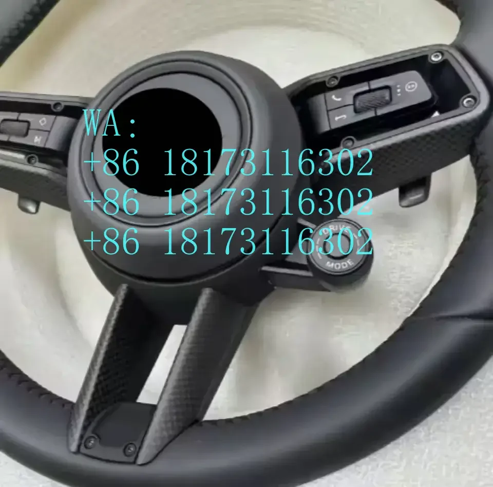 Factory Discounts Leather Car Steering Wheel for Cayenne Boxster Panamera Cayman 911 991 970 997 718 Interior Kits