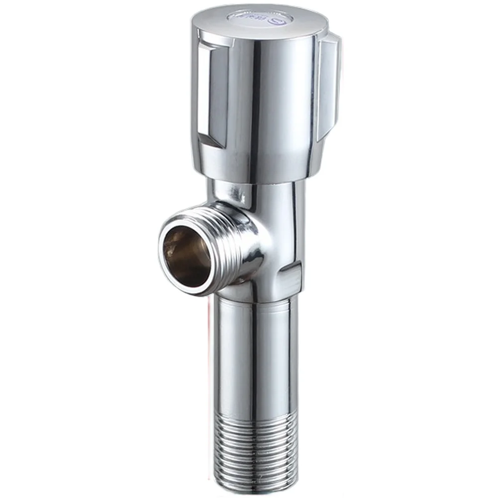 Copper Angle Valve 4 Inch DN15 for Hot Cold Water Plumbing Stainless Steel Stop All Copper Body High Pressure Rated