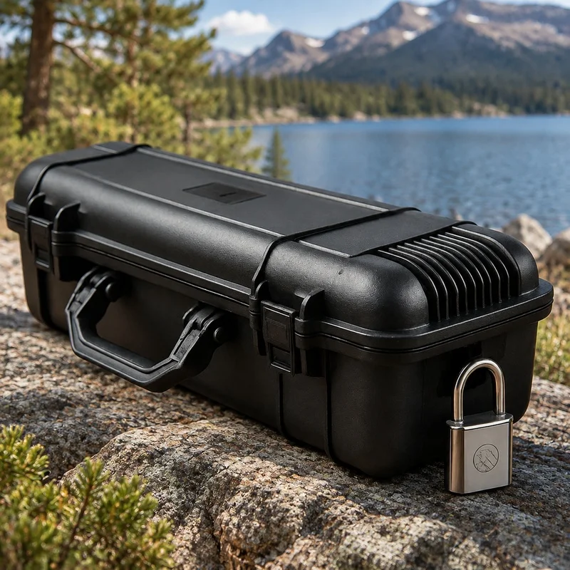 Durable Hard Case with Foam Lining for Tools and Cameras, Shock-Resistant Protective Storage, Available in 6 Sizes