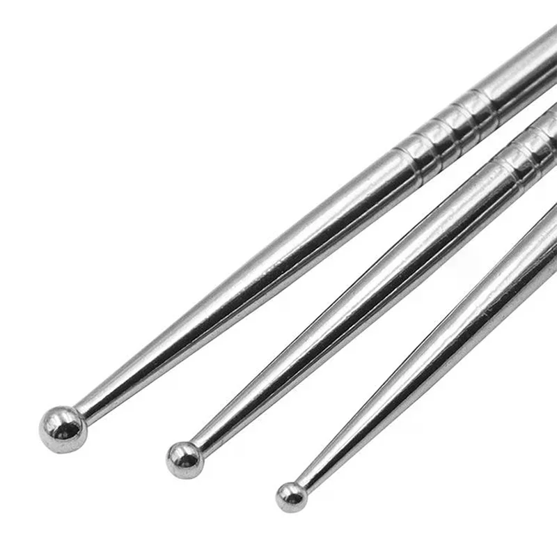 S/M/L Acupunctuur Pen Rvs Handmatige Acupunctuur Pen Trigger Point Massager Deep Tissue Massage Voor Lichaam gezicht Massage