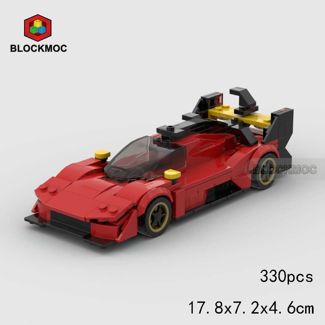 Bloco MOC Brick Enzo Rafa Romaed F400 SP3 SF90 Monza 812GTS FXXK
