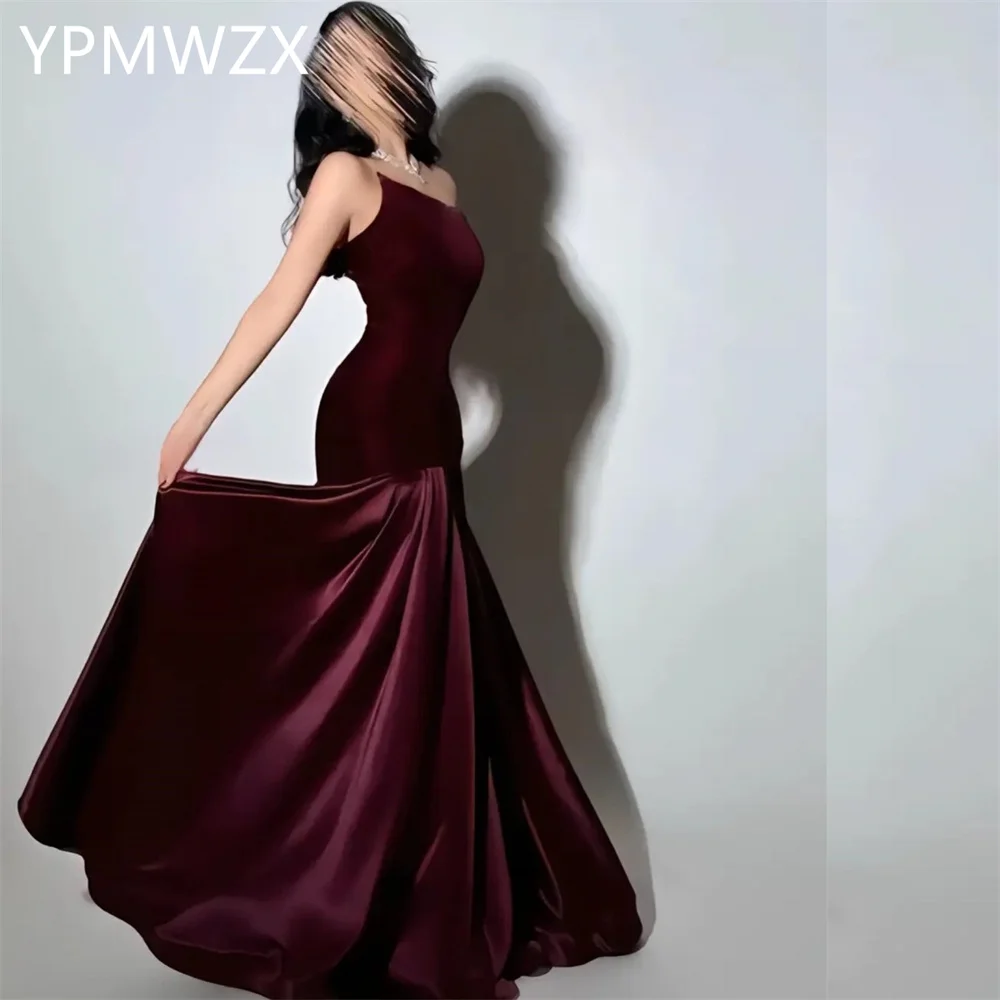 

Customized Prom Gown Evening Women YPMWZX Strapless A-line Floor Length Skirts Bespoke Occasion Dresses Party Formal Dr