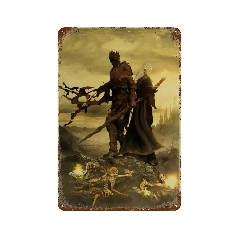 NONE Vintage Game Series Poster Metall Aluminium Zeichen Plakette Spiel Fans Sammlung Retro dekorative Platten Home Gaming Room Wand dekoration 4