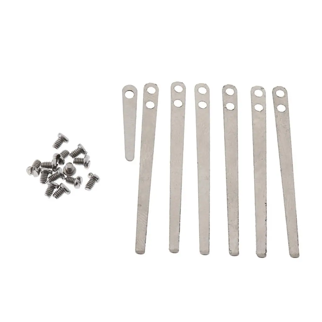 1 Set Metal Springs Leaf with Screws 3.5cm/1.37inch for Clarinets Accessory