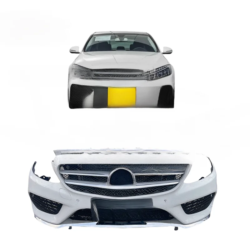 

For Mercedes Benz C-series 205 High Quality Used Front Bumper Assembly including Headlight, Grille & Radiator