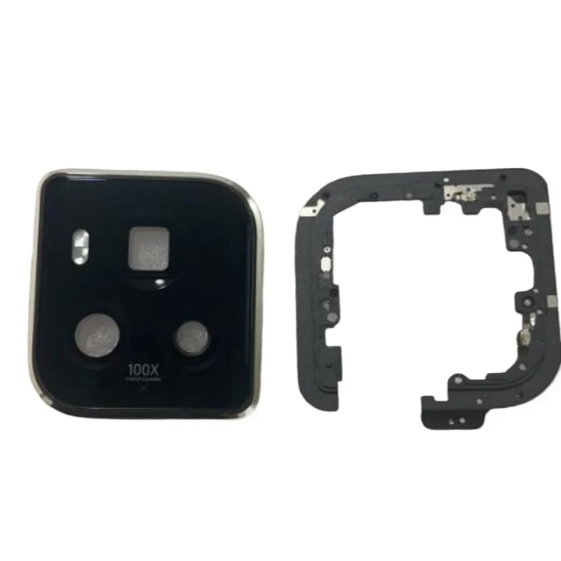 1Set For Honor Magic 6 RSR Porsche Design / Magic6 Ultimate 5G Rear Back Camera Glass Lens + Frame Bezel Holder Replacement