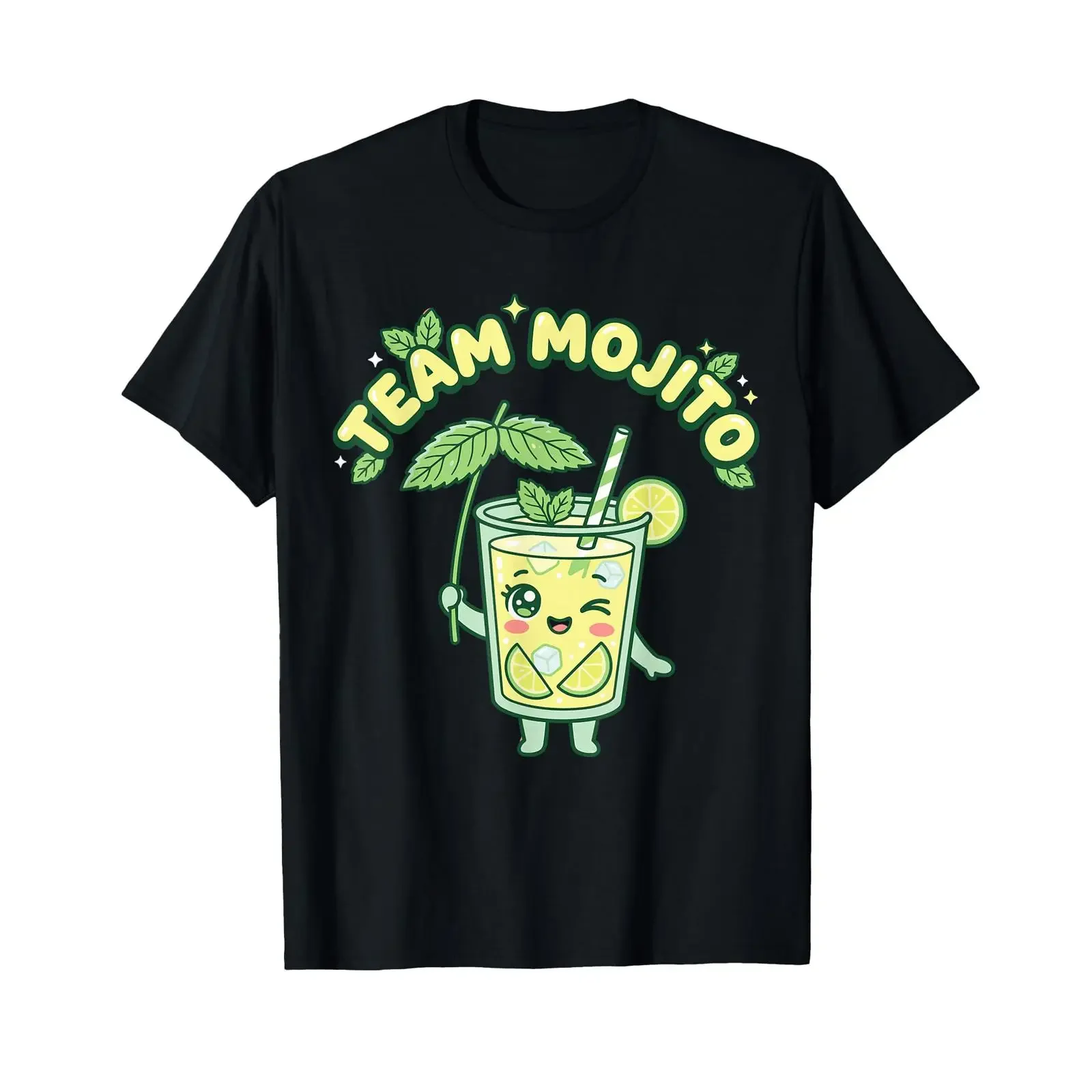 Stag Party Team Mojito Cocktail for Bartender T Shirt vintage Washed Comfortable Casual Stylish Top For Everyday Wear graphic