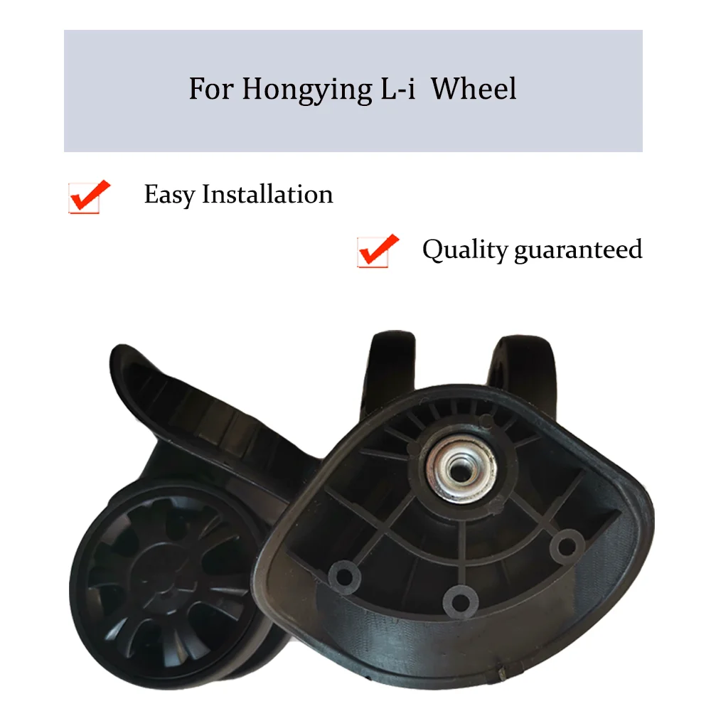 

For Hongying L-i Nylon Luggage Wheel Trolley Case Wheel Pulley Sliding Casters Universal Wheel Repair Slient Wear-resistant