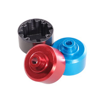 Metal differential gearbox housing suitable for MJX HYPER GO 1/10 10208 1/7 7303 RC car gearbox upgrade parts and accessories