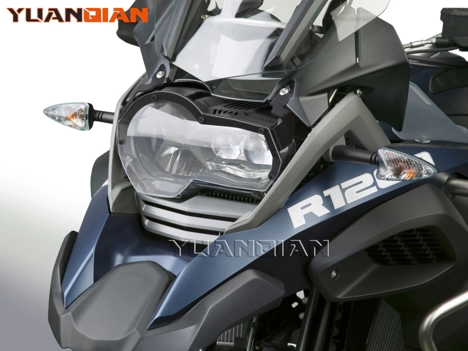 Protetor de farol de motocicleta, grelha protetora r1200 gs para bmw r1200gs adventure r 1200 gs lc adv gsa 2013- 2018 2017 2016