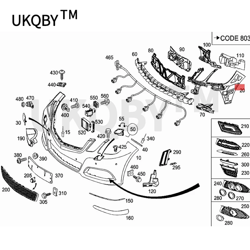Car Base chassis 2009-mer ced esb enzE220 E250 E200 E300 E350 W212 bumper ventilation grille front bumper lining bracket